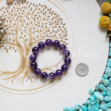 Load image into Gallery viewer, Handmade Amethyst Quartz Gemstone Bead Bracelet Beads Stretch Bracelet(PCS)