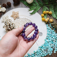 Load image into Gallery viewer, Handmade Amethyst Quartz Gemstone Bead Bracelet Beads Stretch Bracelet(PCS)