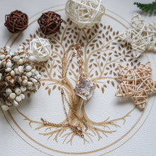 Load image into Gallery viewer, Fashionable clear quartz necklace crystal healing rock Necklace women