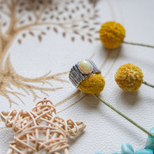 Load image into Gallery viewer, 925 Silver Plated Copper Ring With Opal Stone/Wholesale 925 Sterling Silver Synthetic Opal Ring/Silver Blue Fire Opal Jewelry