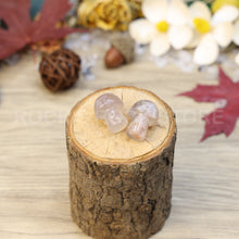 Load image into Gallery viewer, crystal healing stones gifts small size cute shape multi materials available unique gifts crystal mushroom(PCS)
