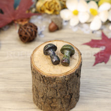 Load image into Gallery viewer, crystal healing stones gifts small size cute shape multi materials available unique gifts crystal mushroom(PCS)