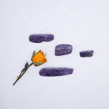 Load image into Gallery viewer, Charoite tumble wholesale crystal clear quartz tumbled stones  tumble stone crystals healing stones(KG)