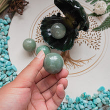 Load image into Gallery viewer, Green Aventurine sphere  wholesale natural crystal sphere polished crystal decorative balls  sphere(KG)