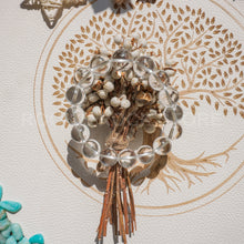 Load image into Gallery viewer, Handmade clear quartz bracelet Quartz Gemstone Bead Bracelet Beads Stretch Bracelet(PCS)