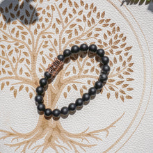 Load image into Gallery viewer, Handmade Black obsidian Quartz Gemstone Bead Bracelet Beads Stretch Bracelet(PCS)