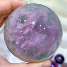 Load image into Gallery viewer, sea fluorite sphere
