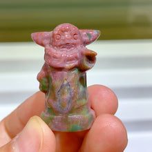 Load image into Gallery viewer, very cute ocean jasper baby yoda
