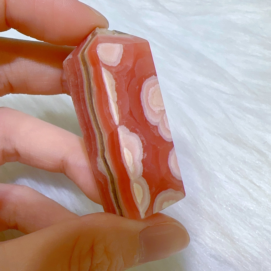 47 mm high quality rhodochrosite point