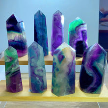 Load image into Gallery viewer, rainbow fluorite tower
