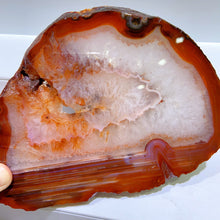 Load image into Gallery viewer, natural polished carnelian slice
