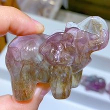 Load image into Gallery viewer, very cute fluorite elephant
