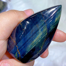 Load image into Gallery viewer, blue tiger eye flame
