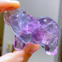 Load image into Gallery viewer, very cute fluorite elephant
