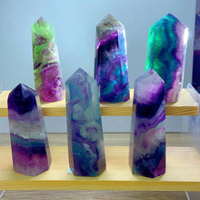 Load image into Gallery viewer, rainbow fluorite tower
