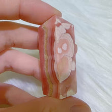 Load and play video in Gallery viewer, 46mm high quality rhodochrosite point
