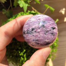 Load image into Gallery viewer, Charoite sphere wholesale natural crystal sphere polished crystal decorative balls  sphere(KG)
