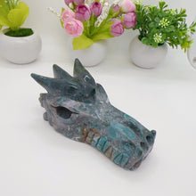 Load image into Gallery viewer, big ocean jasper dragon head
