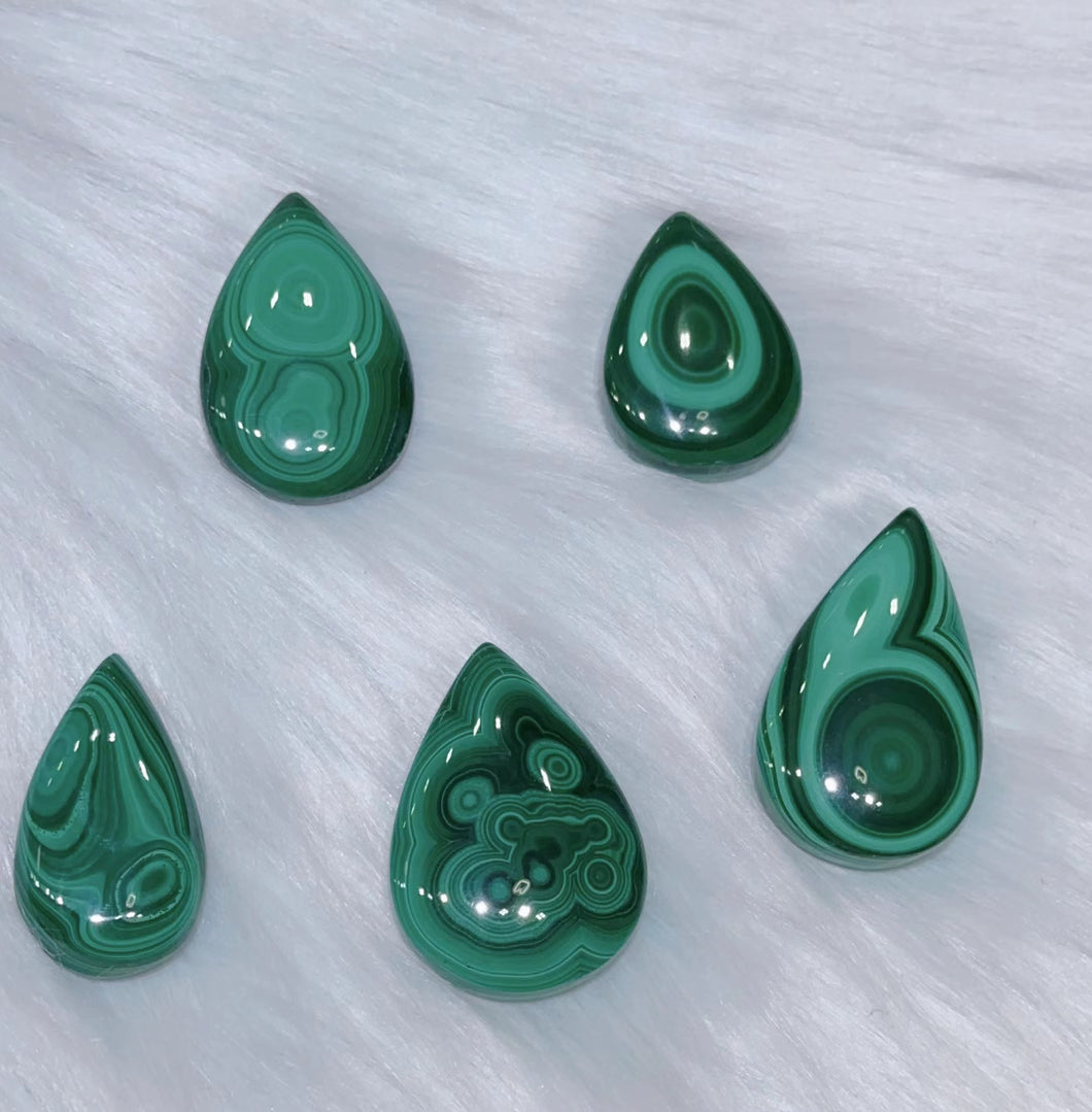 High Quality Malachite Cabs for DIY Jewelry