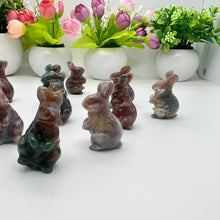 Load image into Gallery viewer, 1.5&#39;&#39; Ocean Jasper Rabbit for Easter Decoration
