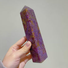 Load and play video in Gallery viewer, big unicorn stone tower pink tourmaline tower lepidolite tower unicorn crystal
