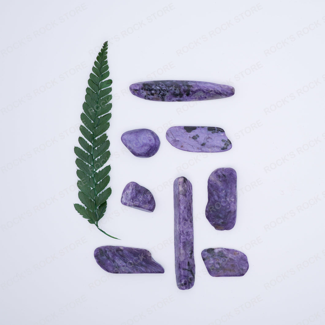 Charoite tumble wholesale crystal clear quartz tumbled stones  tumble stone crystals healing stones(KG)