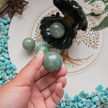 Load image into Gallery viewer, Green Aventurine sphere  wholesale natural crystal sphere polished crystal decorative balls  sphere(KG)
