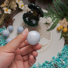 Load image into Gallery viewer, Blue calcite sphere wholesale natural crystal sphere polished crystal decorative balls  sphere(KG)
