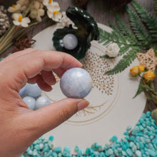 Load image into Gallery viewer, Blue calcite sphere wholesale natural crystal sphere polished crystal decorative balls  sphere(KG)
