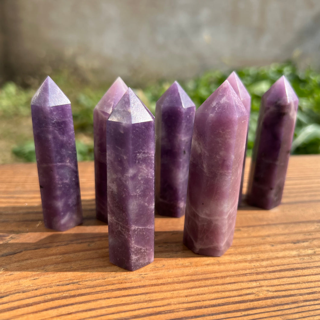 Small Size Lepidolite Points