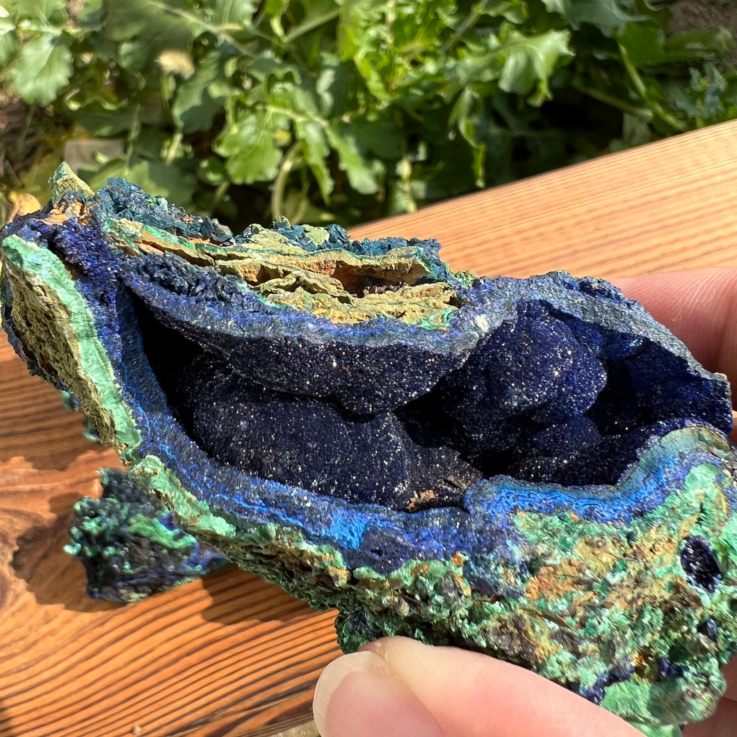 Azurite with Malachite Specimen